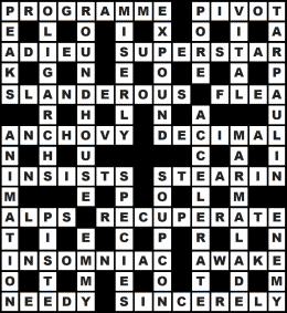 Crossword Answers