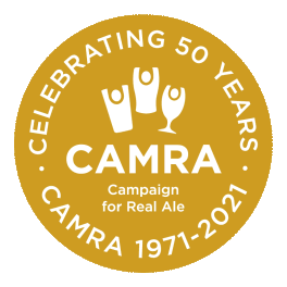 CAMRA 50th anniversary logo